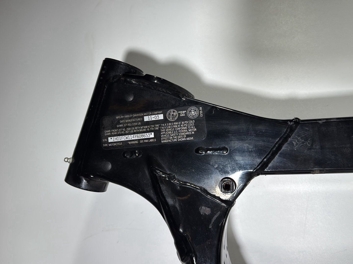 1999 - 2006 Harley-Davidson Touring Electra Glide Ultra Body Main Frame Chassis SLVG 47900-02A