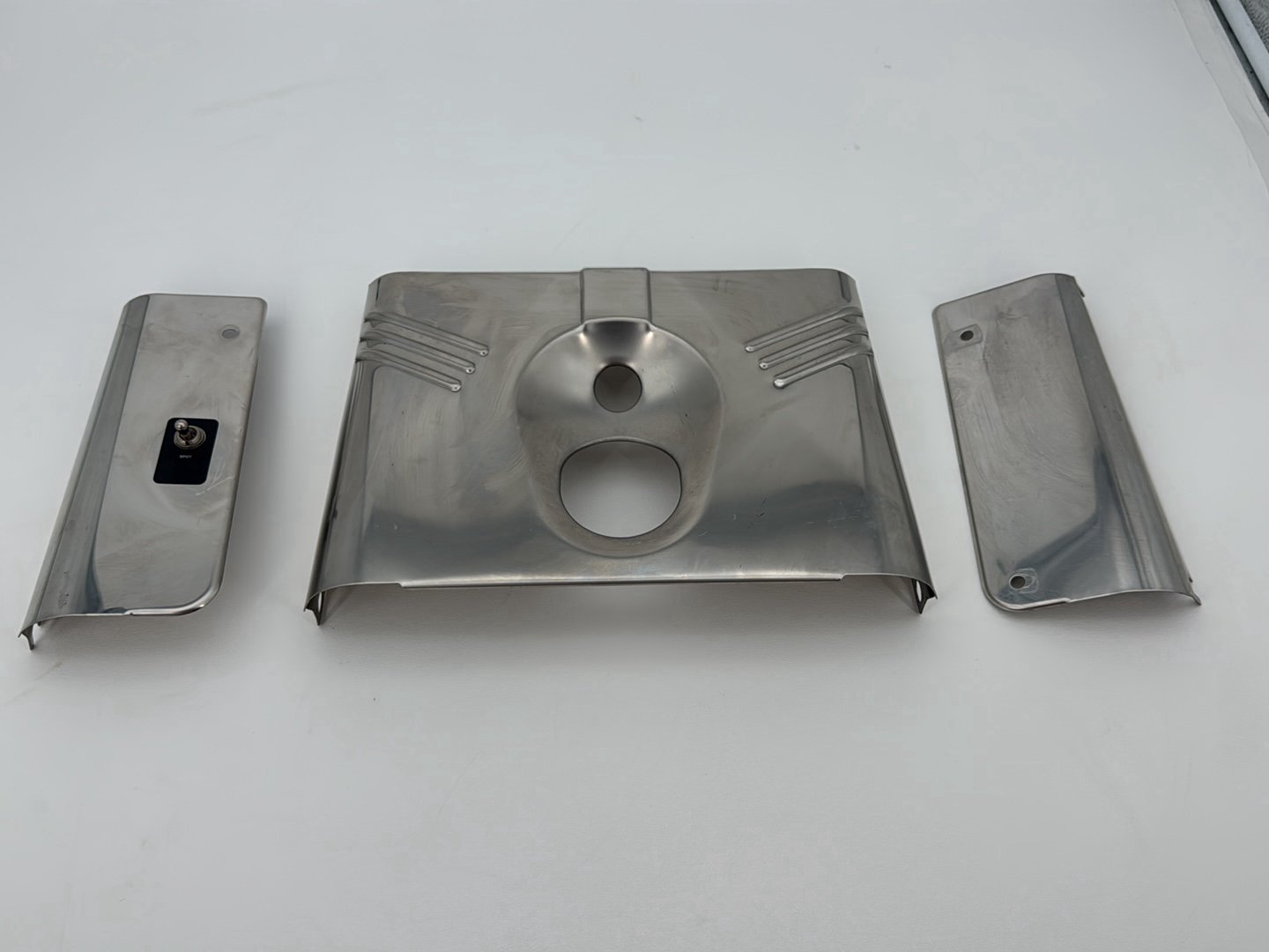 2007 Harley Softail Heritage Classic FLSTC OEM Front Left Right Fork Tube Slider Guard Covers