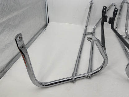 1999 - 2006 Harley-Davidson Touring Electra Glide Classic Rear Left Right Saddlebag Guard Rails Bar 90718-79C