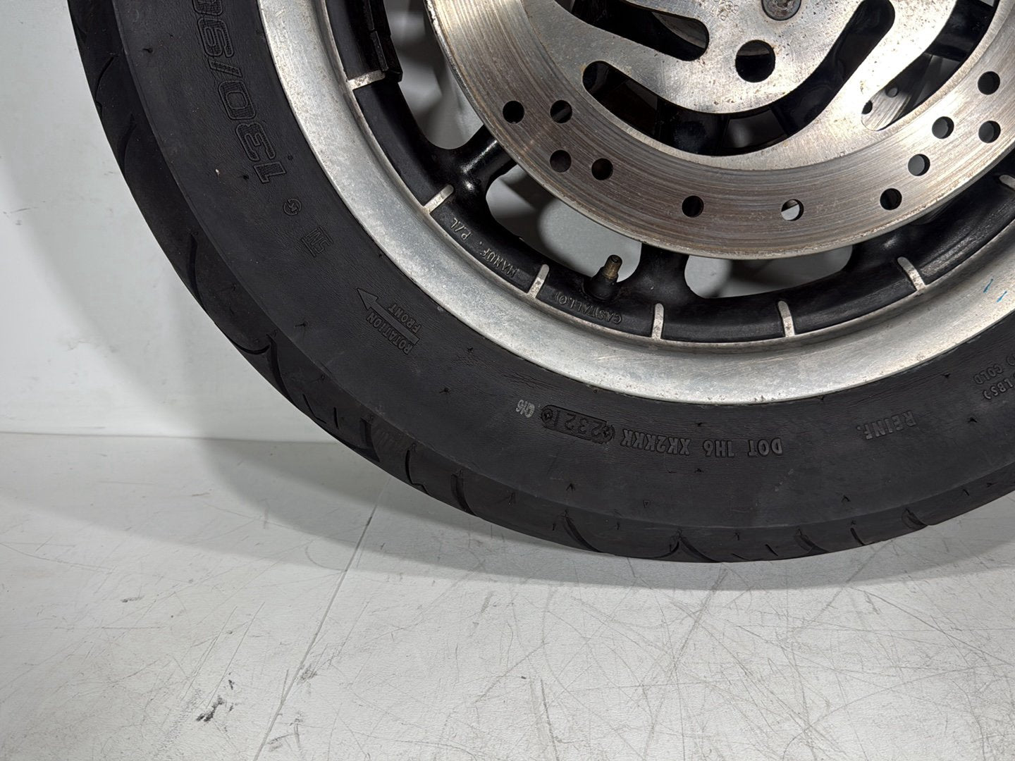 2006 Harley Touring FLHRI Road King OEM Front & Rear Wheel Rim Tire