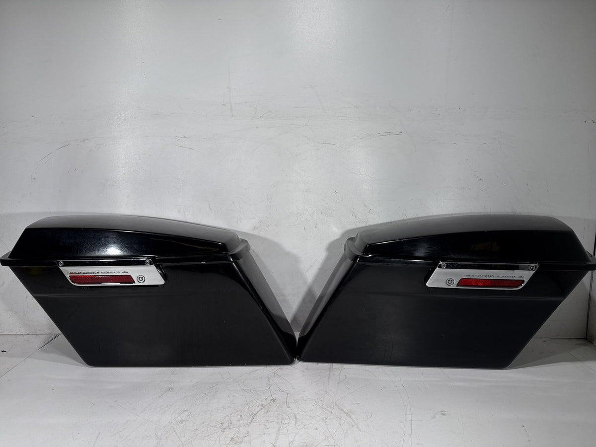 2002 Harley Electra Glide Touring FLHT OEM Left Right Saddlebags Luggage NOKey
