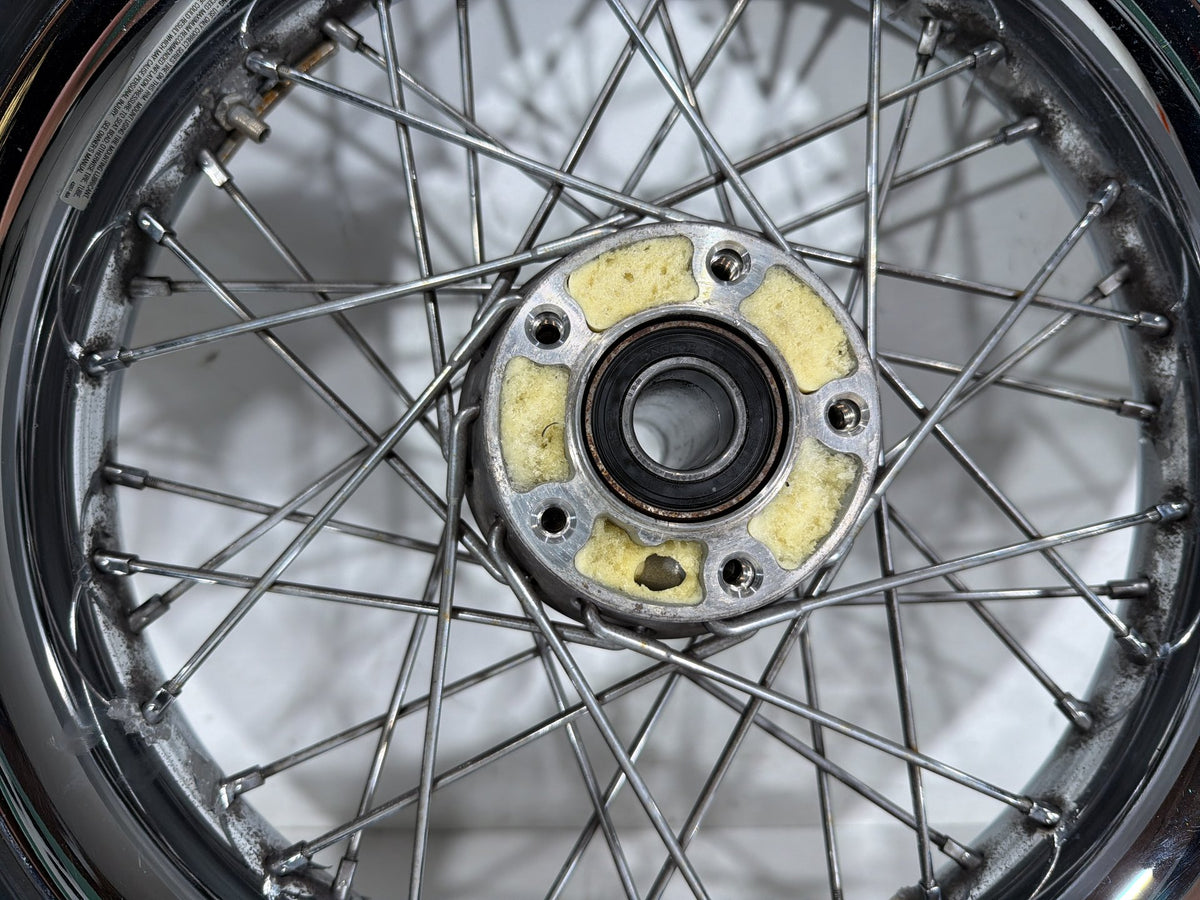 2004 Harley Electra Glide CVO Screamin OEM Front Rear Wheel Rim Tire Spoked 16"