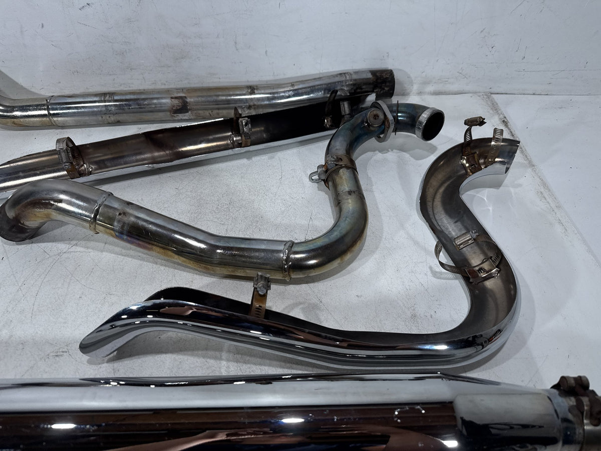 2002 Harley Electra Glide Touring Classic Exhaust Header Pipes Muffler RINEHART