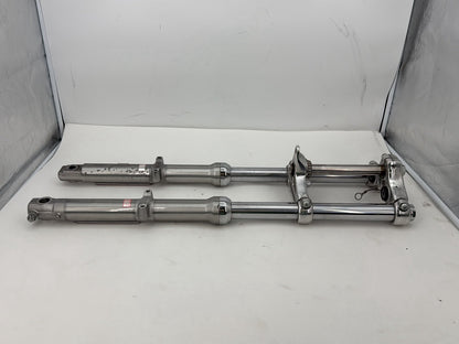 2003 Harley Sportster XL1200C 1200 Custom Anniversary OEM Front Triple Tree Set & LH RH Fork Legs Sliders