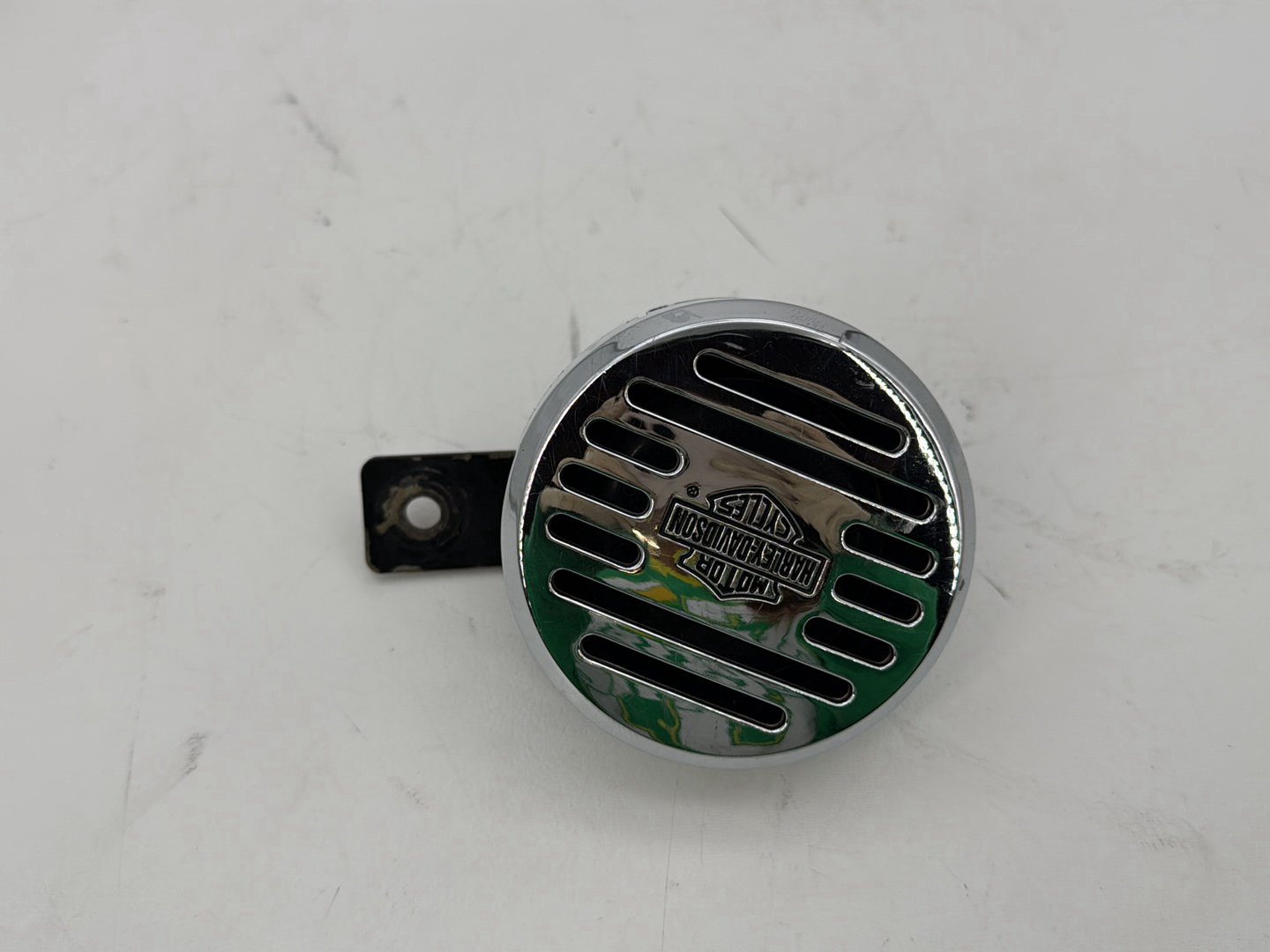 1993 Harley Sportster XLH883H Hugger 883 OEM Horn Signal Klaxon Chrome Cover
