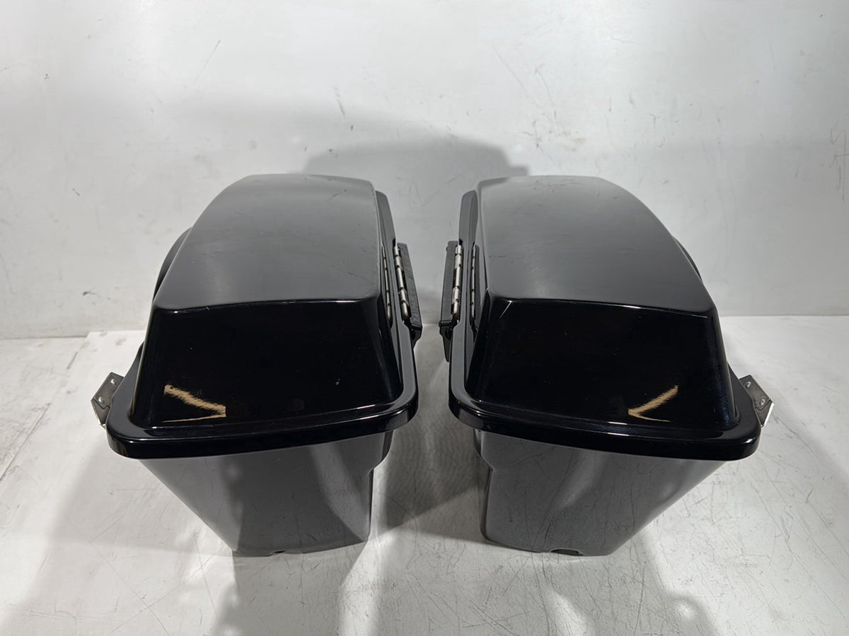 2007 Harley Touring FLHTP Electra Glide Police OEM Left Right Saddlebags Luggage NOKey