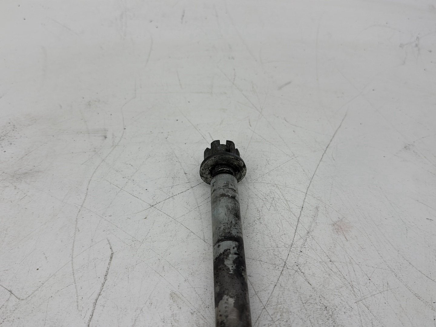 2005 Harley Dyna FXDWG Wide Glide OEM Rear Wheel Axle Bolt Shaft