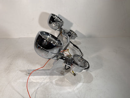1984 - 1998 Harley-Davidson Touring Electra Glide Classic Front Turn Signal Indicators Aux Light Bar