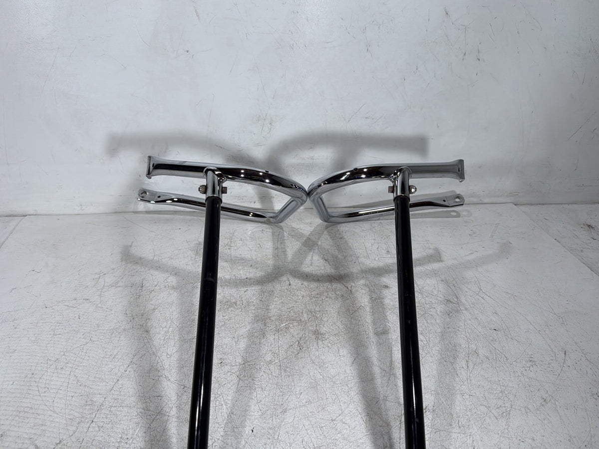 2005 Harley Road King Touring Police OEM Rear Left Right Saddlebag Guard Rails Bar