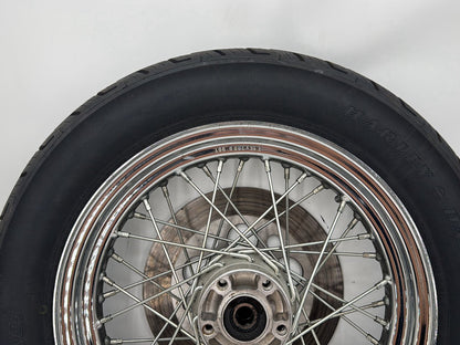 1999 - 2006 Harley-Davidson Dyna Wide Glide Rear Wheel Rim Tire Spoked 40975-86C