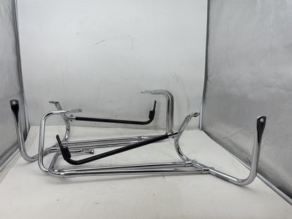 2006 Harley Road King Touring FLHRCI Classic OEM Rear Left Right Saddlebag Guard Rails Bar