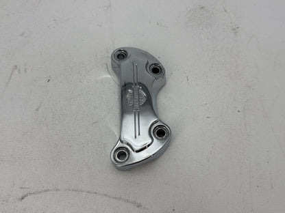 2004 Harley Softail FLSTC Heritage Classic OEM Front Handlebar Riser Top Clamp Chrome