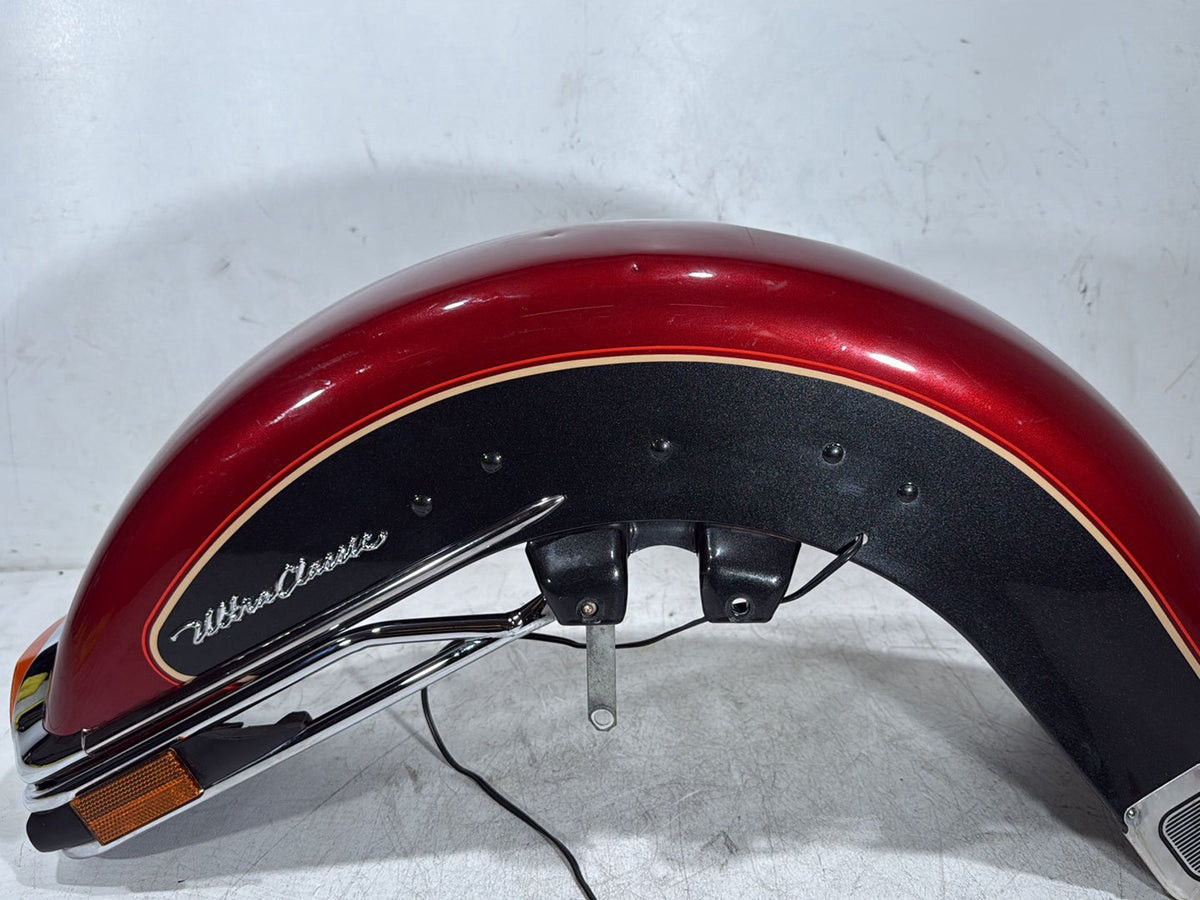 2007 Harley Electra Glide Touring Ultra OEM Front Wheel Fender Shell Panel Dent!