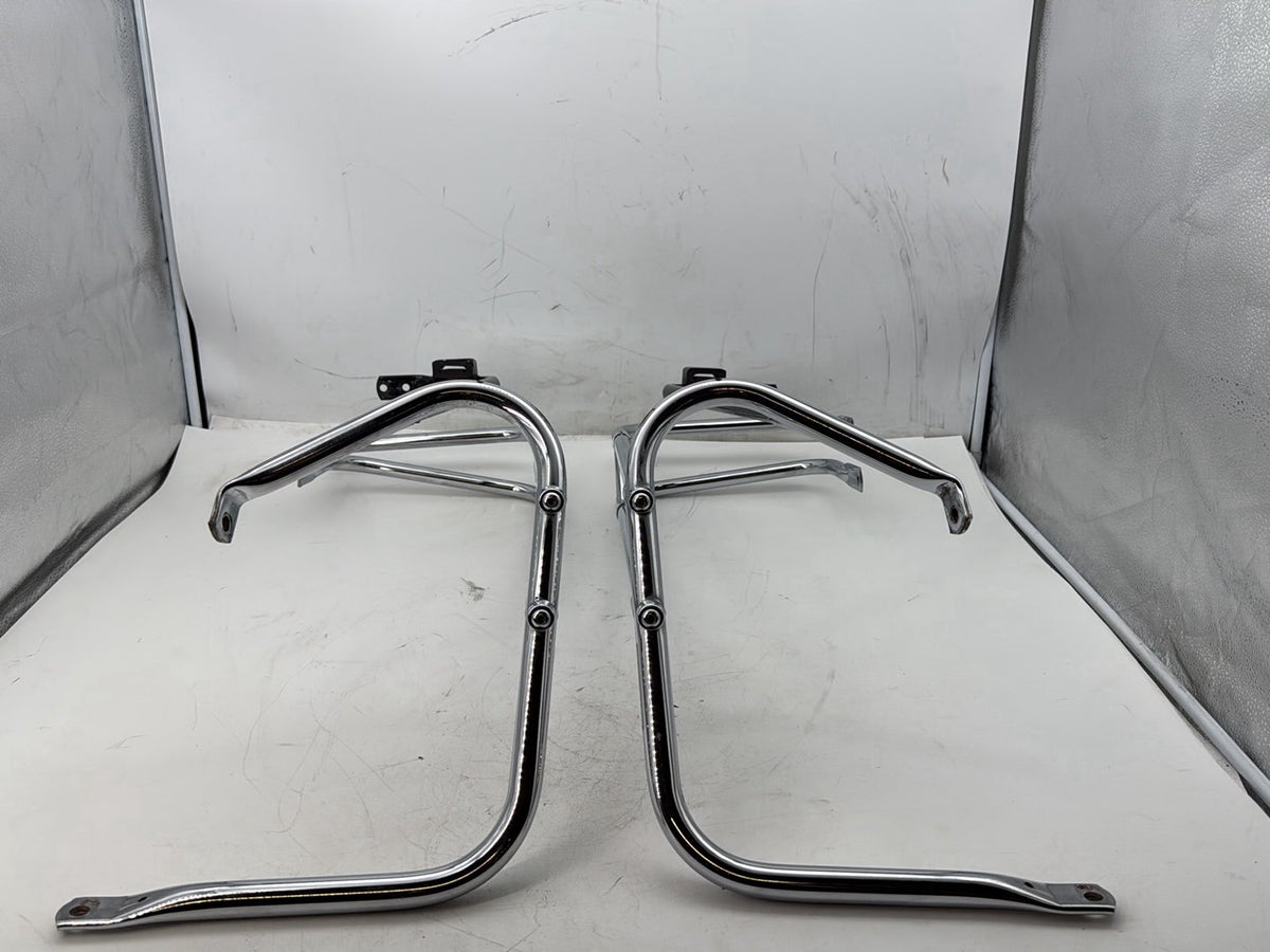 2007 Harley Touring FLHTP Electra Glide Police OEM Rear Left Right Saddlebag Guard Rails Bar