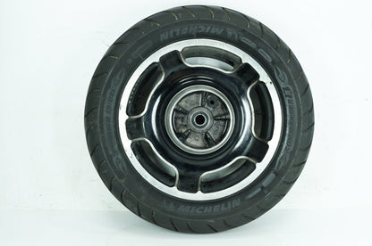 2007 - 2012 Harley-Davidson Touring Street Glide Rear Wheel Rim Tire 180/65B16 81H, Michelin, Airstrike