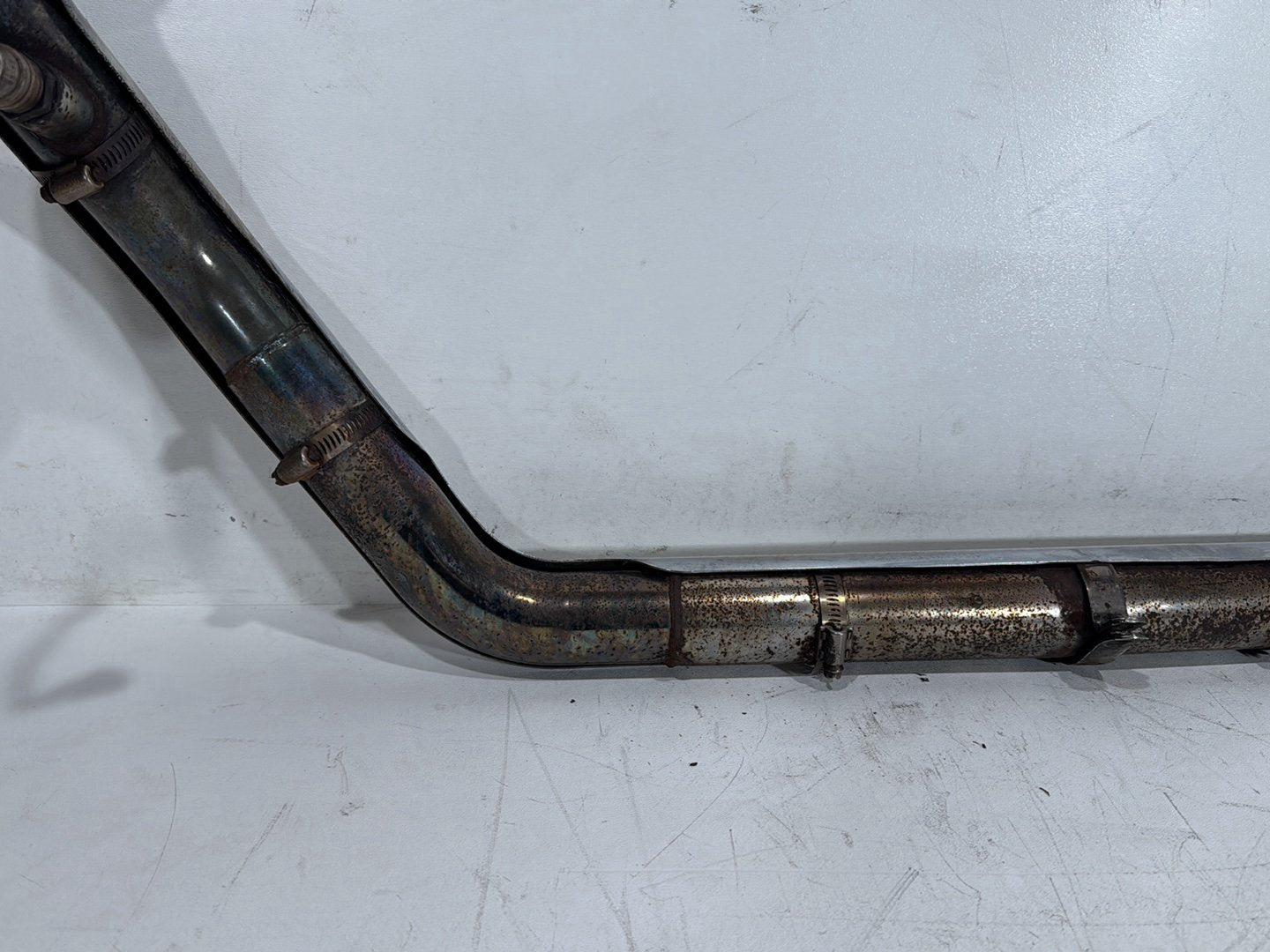 2008 Harley Road King Touring Exhaust Muffler Silencer Slip On DENTED