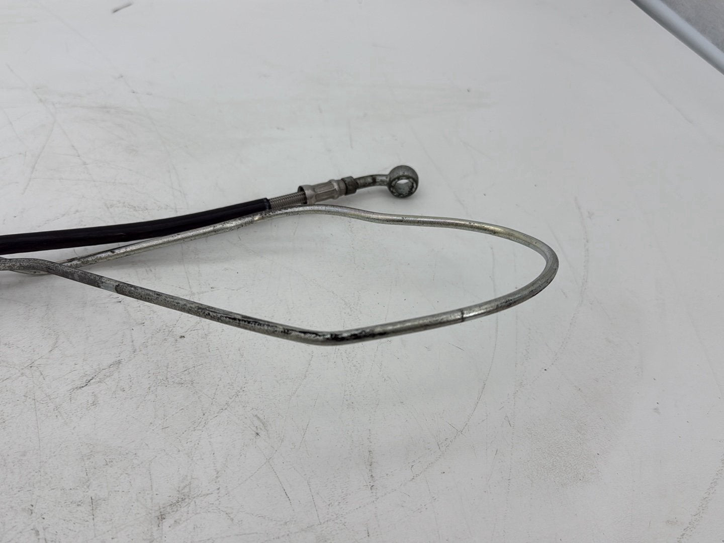 2008 Harley Touring FLHTCU Electra Glide Ultra OEM Front Brake Hose Line Pipe ABS