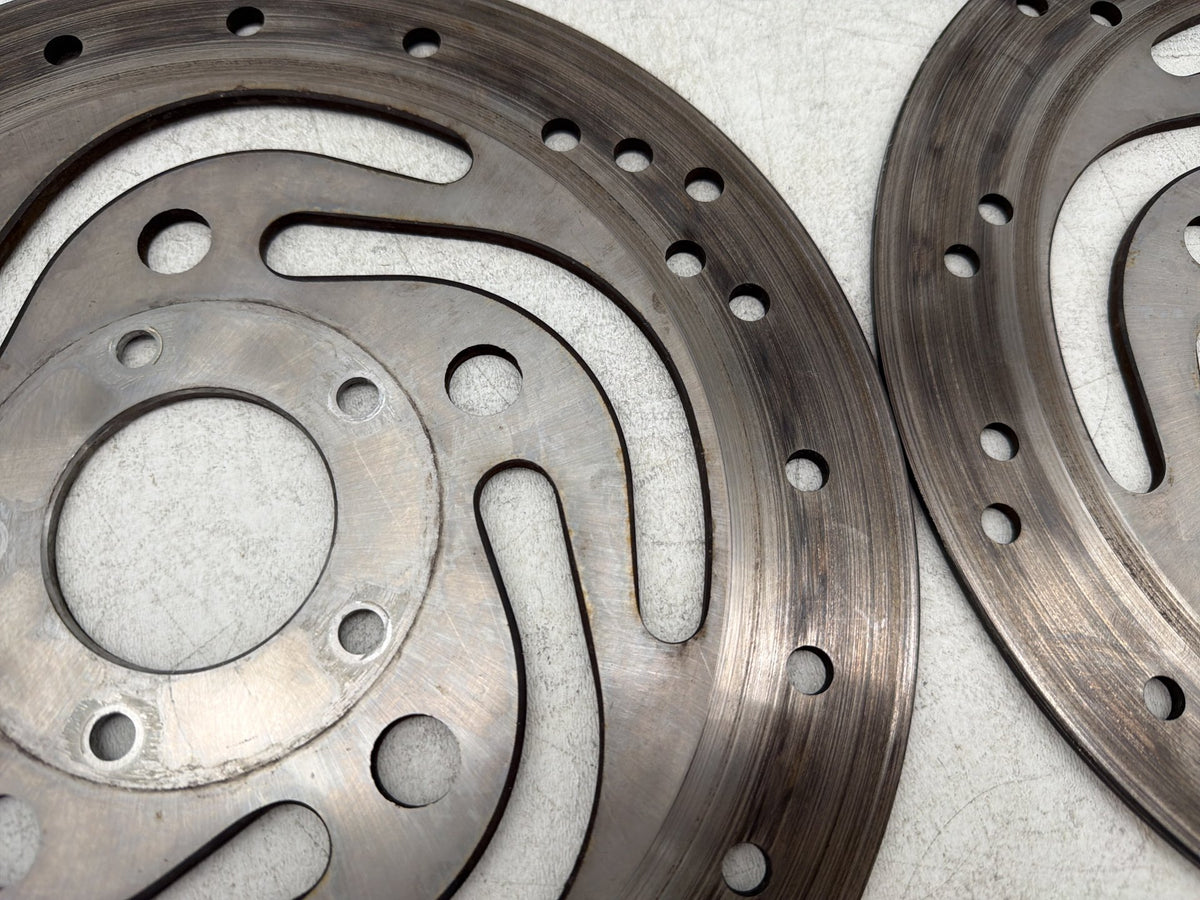 2004 Harley Electra Glide CVO Screamin Eagle OEM Front Brake Rotors Disc Pair