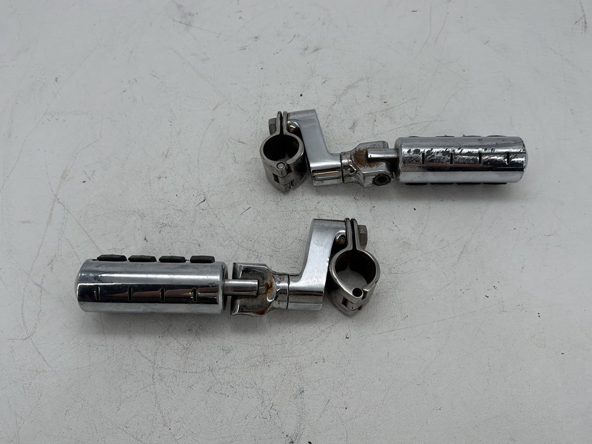 96 Harley Road King Touring Police Front Right Left Highway Foot Pegs Kuryakyn