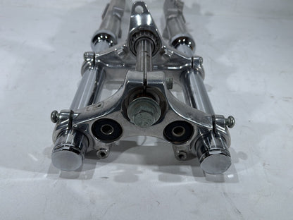 2001 Harley Sportster 883 Hugger XLH883 OEM Front Triple Tree Set & LH RH Fork Legs Sliders