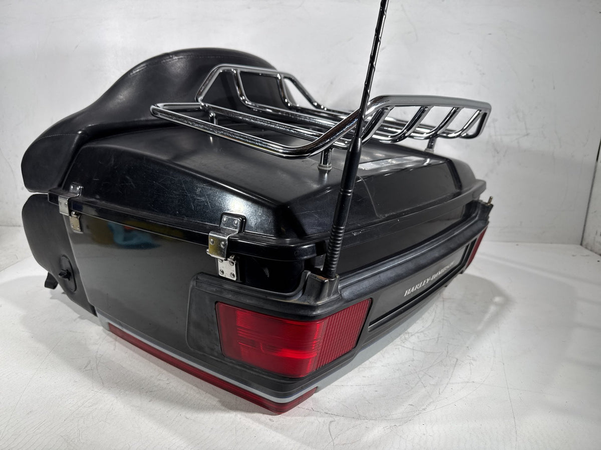 2012 Harley Electra Glide Touring Ultra OEM Pass Backrest Tour Pak Luggage NOKey