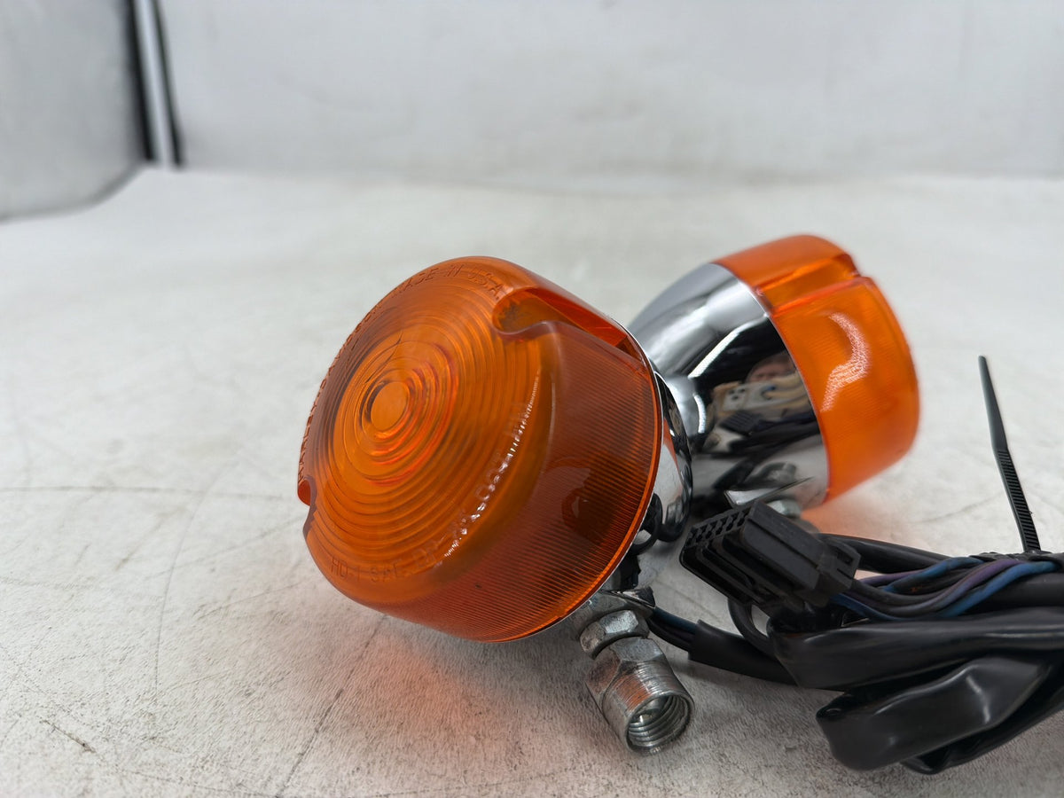 00 Harley Sportster 1200 Custom XL1200C Front Left Right Turn Signal Indicators