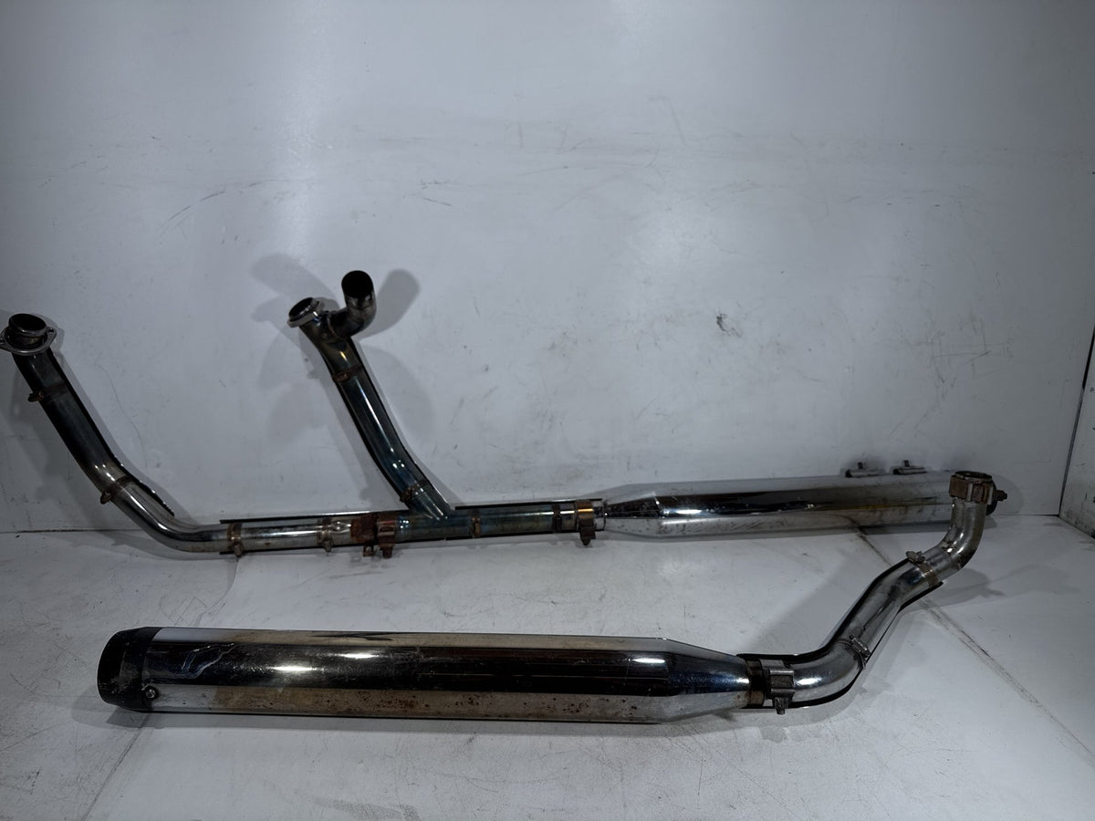 2001 Harley Electra Glide Touring Classic Exhaust Header Pipes Muffler RINEHART
