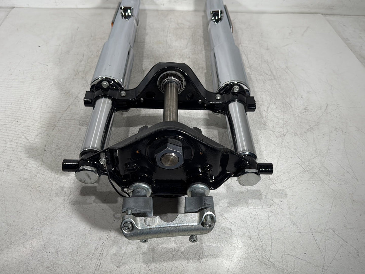 2013 Harley Electra Glide Touring CVO Screamin Eagle OEM Front Triple Tree Set & LH RH Fork Legs Sliders