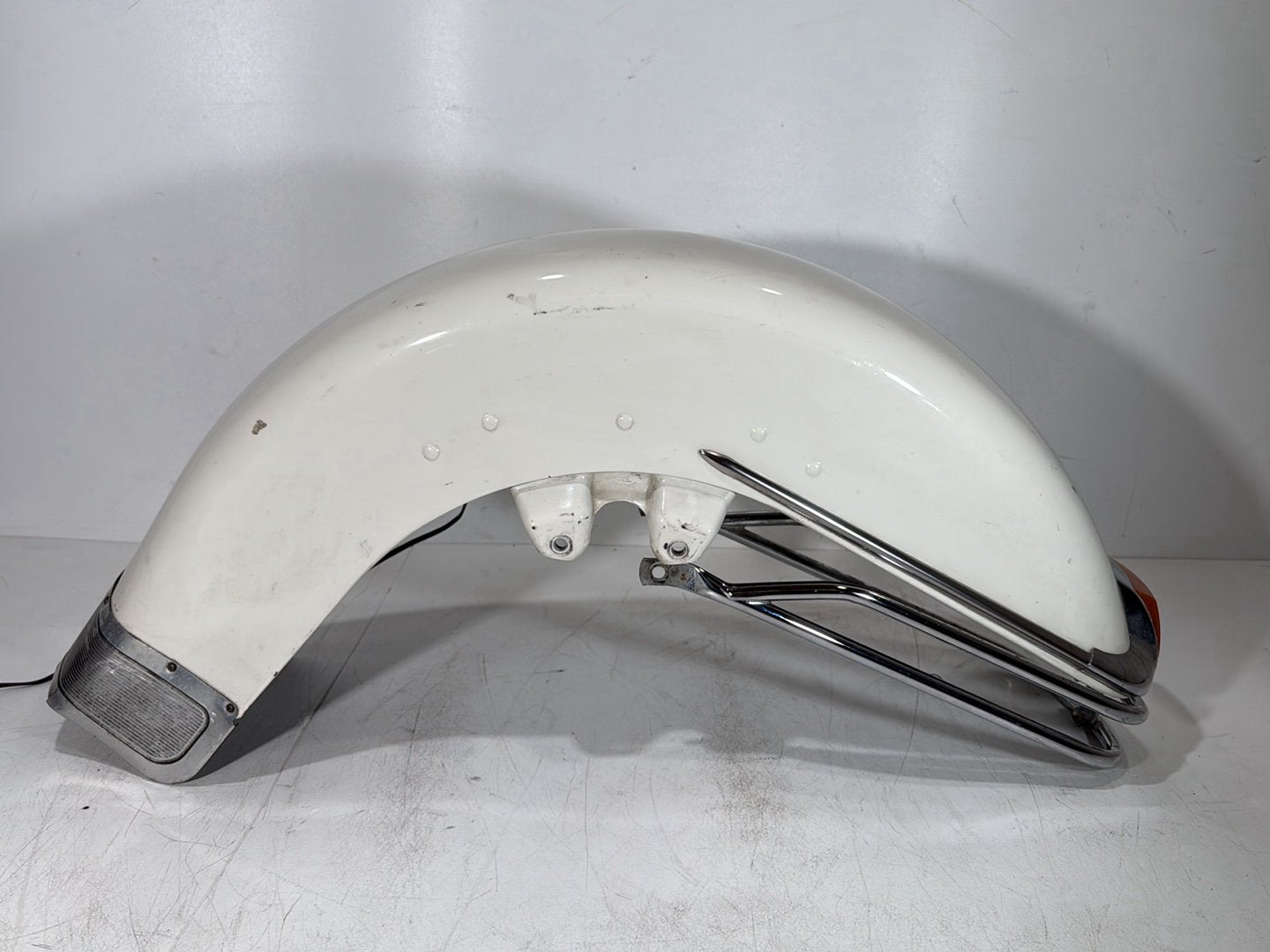 1999 - 2006 Harley-Davidson Touring Road King Police Front Wheel Fender Shell Panel w/ Front Fender Bumper Rail Cushion