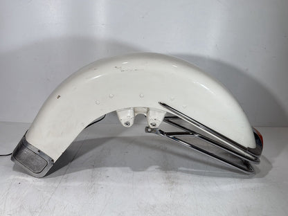 1999 - 2006 Harley-Davidson Touring Road King Police Front Wheel Fender Shell Panel w/ Front Fender Bumper Rail Cushion
