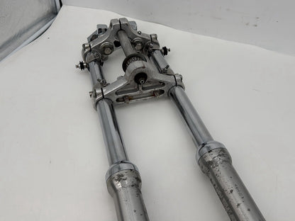 1999 - 2006 Harley-Davidson Dyna Low Rider Front Triple Tree Set & LH RH Fork Legs Sliders Left right front fork legs sliders