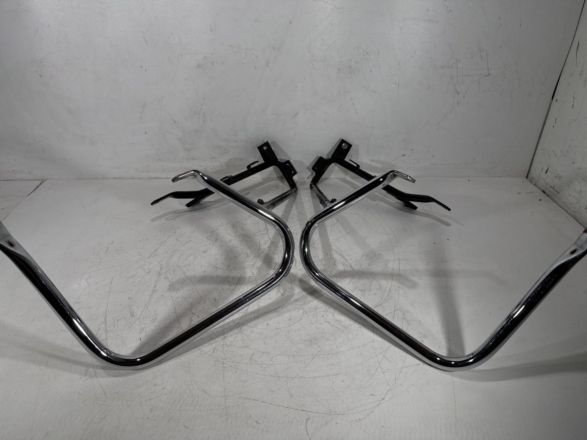 2012 Harley Electra Touring Ultra OEM Rear Left Right Saddlebag Guard Rails Bar