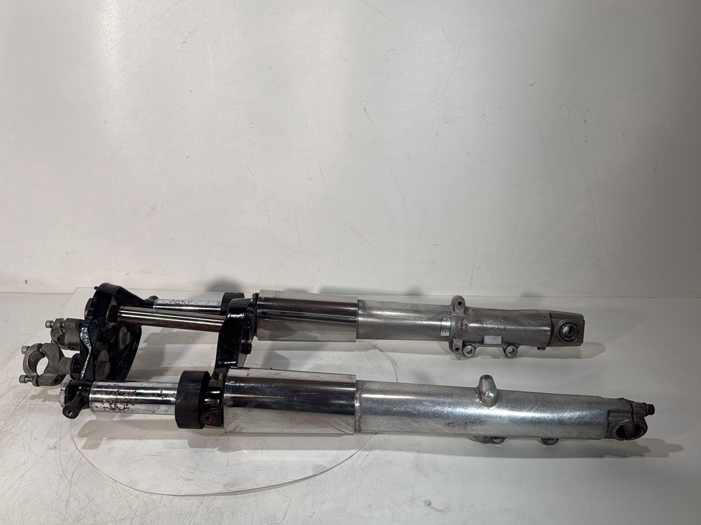 2007 - 2012 Harley-Davidson Touring Street Glide Front Triple Tree Set & LH RH Fork Legs Sliders