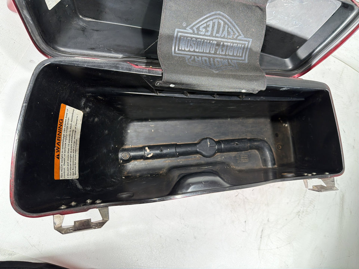 2008 Harley Electra Glide Touring Ultra OEM Left Right Saddlebags Luggage NOKey