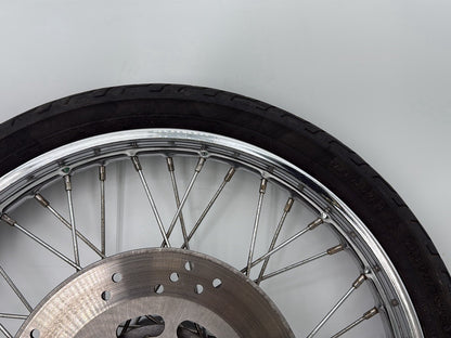 1993 Harley Sportster XLH883H Hugger 883 OEM Front Wheel Rim Tire Spoked