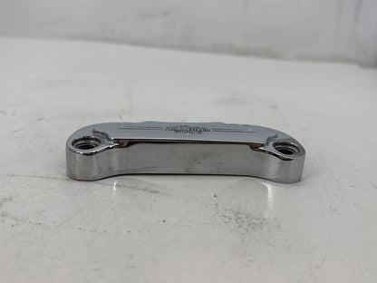 2004 Harley Softail FLSTC Heritage Classic OEM Front Handlebar Riser Top Clamp Chrome