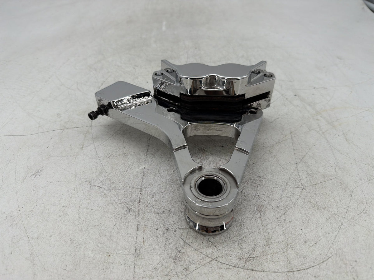 2002 Harley Dyna Wide Glide Rear Back Brake Caliper Bracket performance Peeling