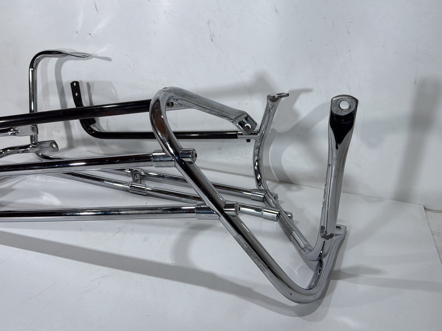 2003 Harley Electra Glide Touring Ultra FLHTCUI OEM Rear Left Right Saddlebag Guard Rails Bar