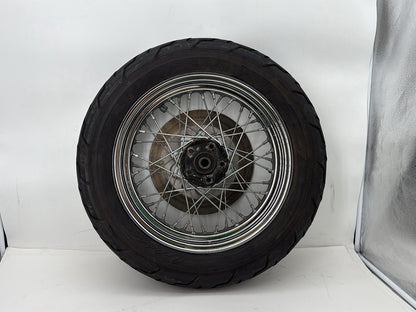 1993 Harley Sportster XLH883H Hugger 883 OEM Rear Wheel Rim Tire Spoked