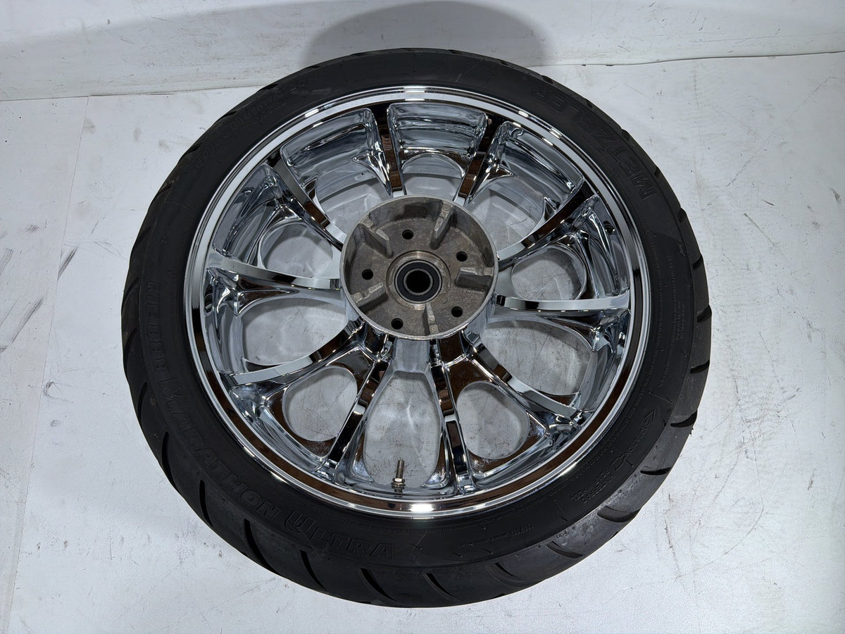 12 Harley Street Glide Touring FLHX OEM Rear Wheel Rim Tire 180/55B18 18" Chrome