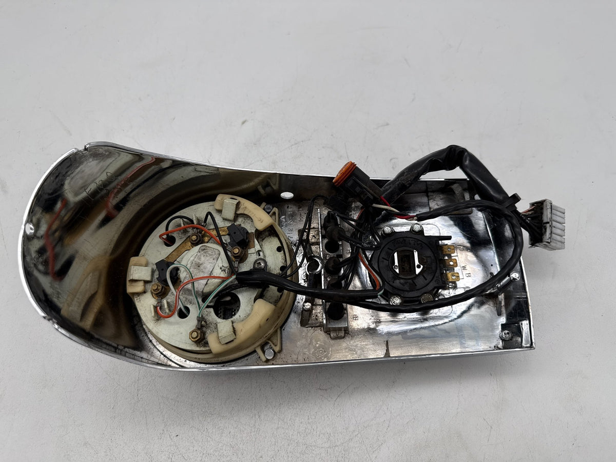 97 Harley Heritage Softail Classic Fuel Tank Dash Console Speedometer NOKey 23K