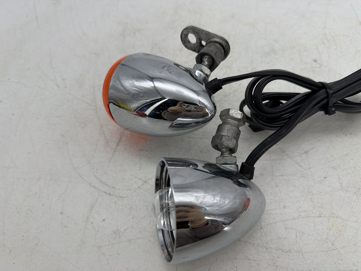 2006 Harley Softail Deuce FXSTDI OEM Front Left Right Turn Signal Indicators