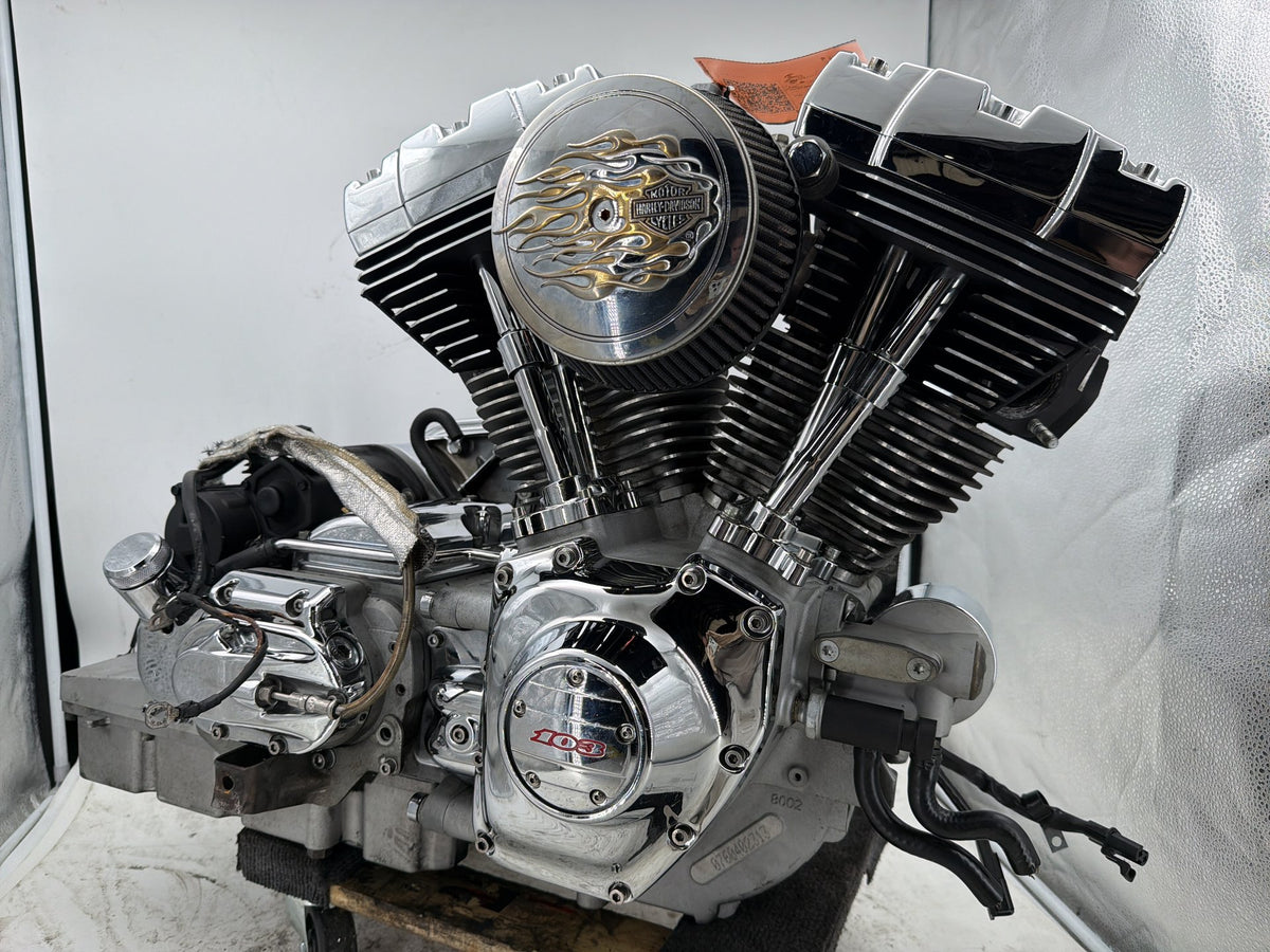 04 Harley Electra CVO Screamin Eagle Twin Cam 103 Engine Motor Transmission 30K