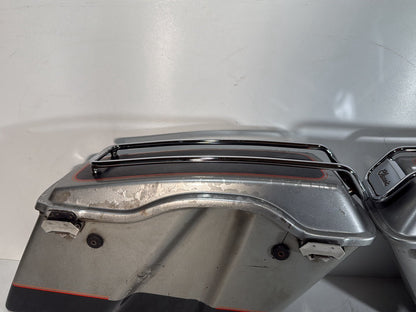 1984 - 1998 Harley-Davidson Touring Electra Glide Classic Left Right Saddlebags Luggage NOKey 90752-93
