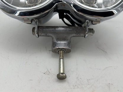 2008 Harley Dyna Fat Bob FXDF OEM Headlight Headlamp Head Light Halogen DUAL