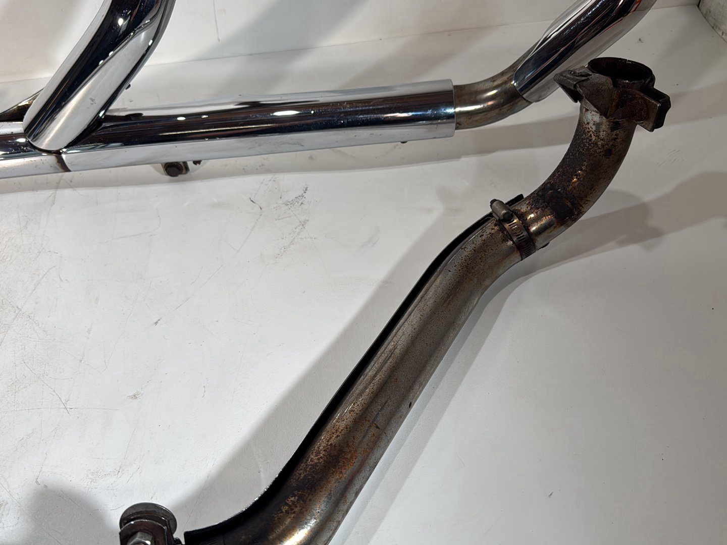 1984 - 1998 Harley-Davidson Touring Electra Glide Classic Exhaust Header Pipes Muffler