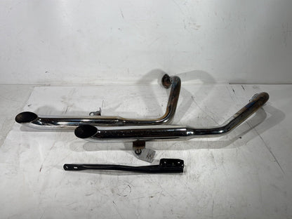1997 Harley Sportster 1200 XL1200C OEM Exhaust Header Pipes Muffler SCRATCHED