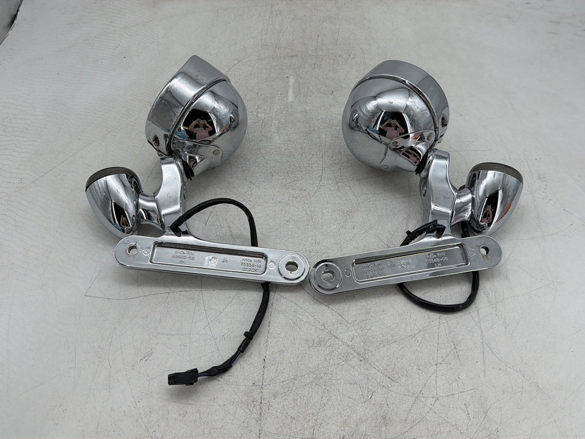 13 Harley Electra Glide Touring CVO OEM Front Left Right Turn Signal Indicators