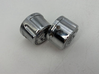 1986 - 1998 Harley-Davidson Softail Heritage Classic Front Wheel Axle Nut Covers Caps 43163-08A
