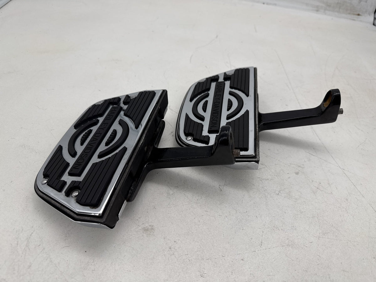 97 Harley Road King Touring FLHR OEM Left & Right Passenger Floorboard Foot Rest
